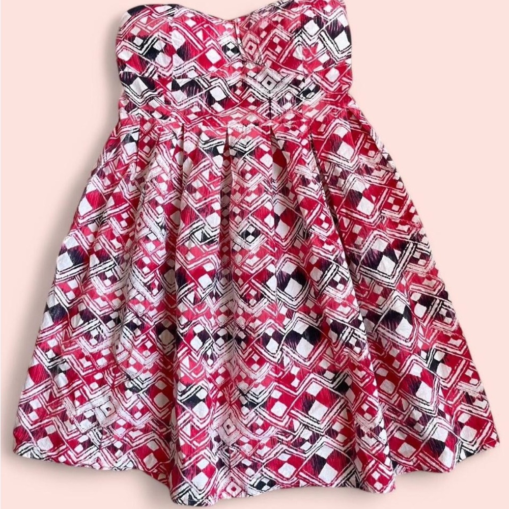 strapless aztec top or mini dress